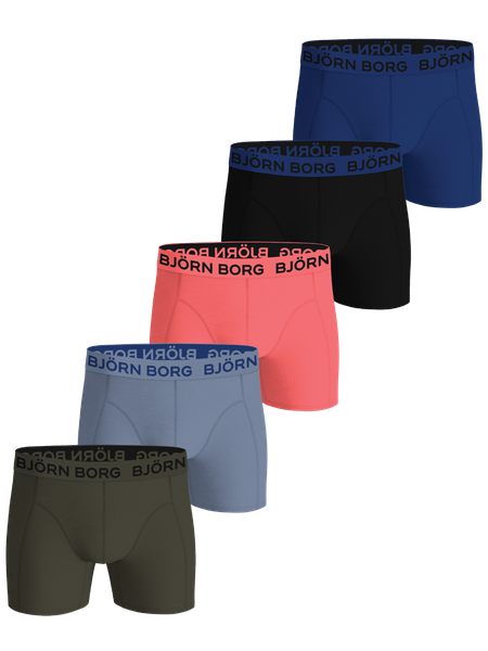 Björn Borg Cotton Stretch Boxers 5 pack Multi, 146 152