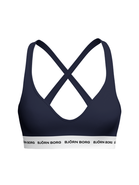 Björn Borg Logo Bralette Marinblå XXL