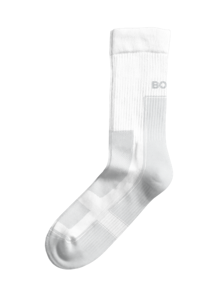 Björn Borg Performance crew-strumpor – vita 2-pack – baksida