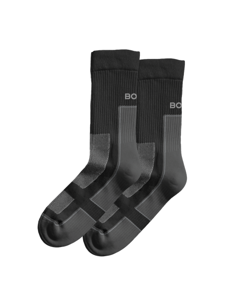 Björn Borg Performance Crew Socks 2 pack Zwart, 43 46
