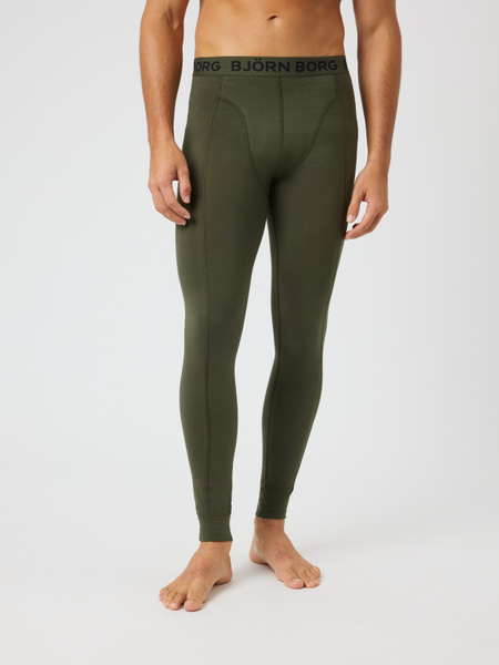 Björn Borg Cotton Stretch Long Johns 1 pack Groen, XS