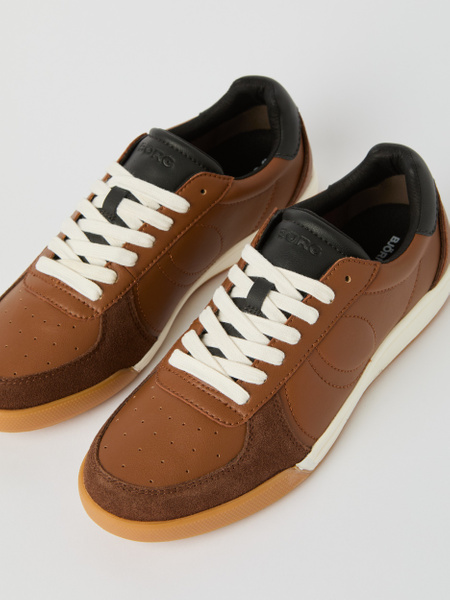 Björn Borg Volley sneakers i brunt koskinn – baksida
