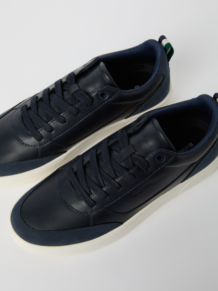 Björn Borg Game Low – marinblå sneakers för vardagen – baksida