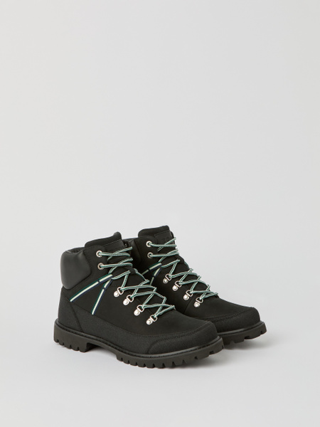 Björn Borg Venture Boots i svart skinn – baksida