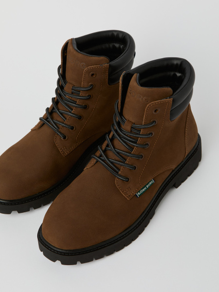 Björn Borg Ridge Boots i brunt skinn – baksida