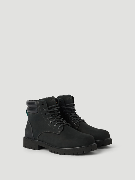 Björn Borg Ridge boots i koskinn, svart – baksida