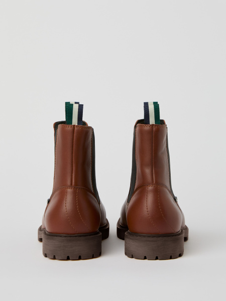 Björn Borg Chelsea Boots i brunt koskinn – baksida