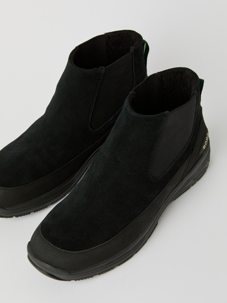 Björn Borg Chelsea Tech Boots – svarta boots i mocka – baksida