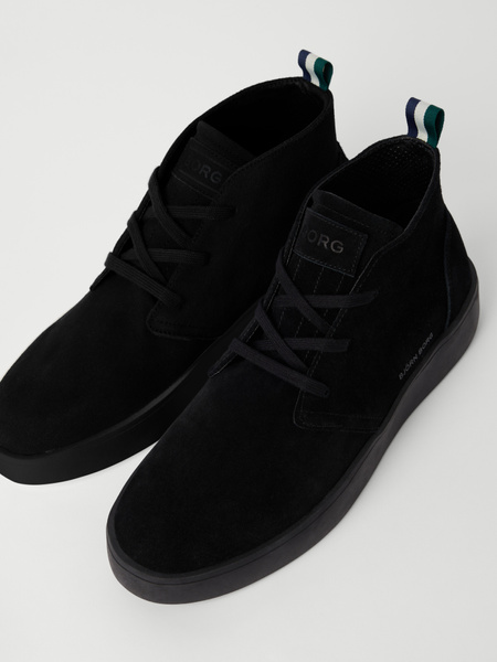 Björn Borg Desert Chukka sneakers i svart mocka – baksida