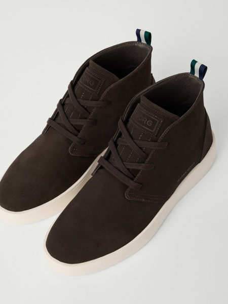 Björn Borg Desert Chukka sneakers i brun mocka – baksida