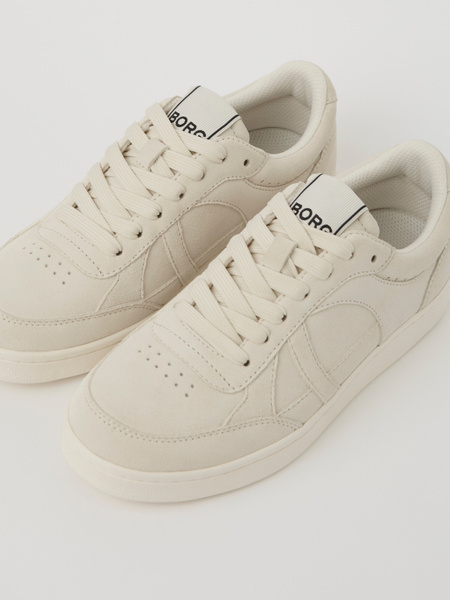 Björn Borg Court mockasneakers i beige för dam – baksida