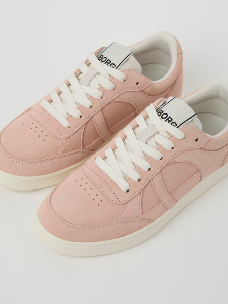 Björn Borg Court mockasneakers i rosa för dam – baksida