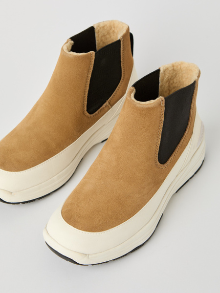 Björn Borg Chelsea Tech boots i mocka, beige – baksida