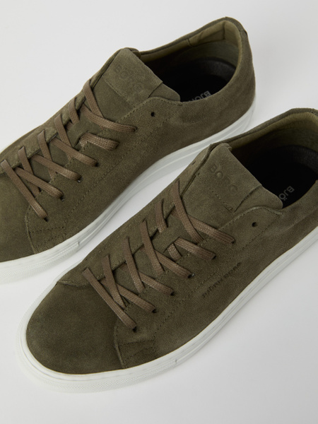 Björn Borg Classic mockasneakers för herr, grön – baksida