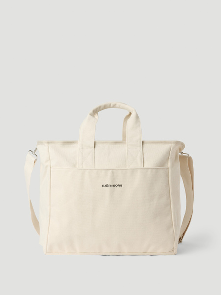 Björn Borg Studio Canvas Tote 34l Vit | Luggage & Bags - Duffel Bags | ModeLejon