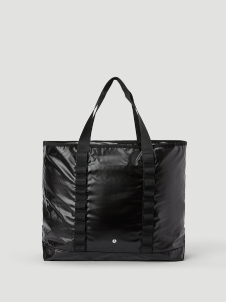 Björn Borg Glossy Ripstop tote i svart, 28 liter – baksida