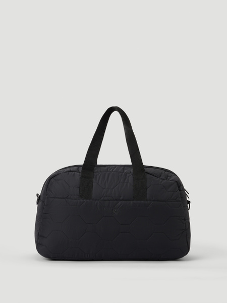 Björn Borg Quilted Gym Bag – svart quiltad träningsväska – baksida