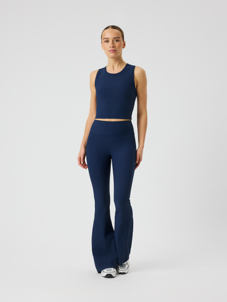 Studio Ribbed Flare Tights Regular