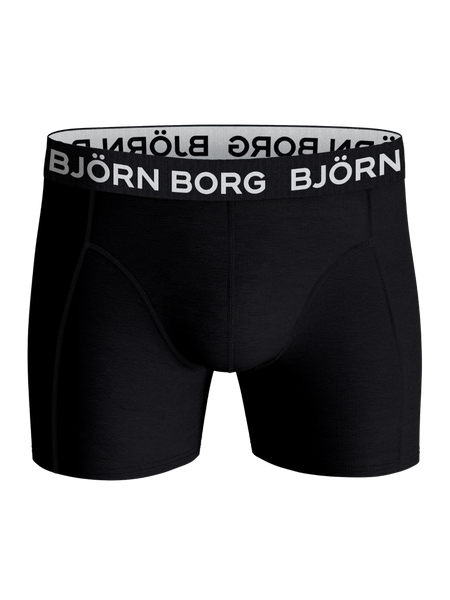 Björn Borg Sports Microfiber Boxer 5-pack Svart – träning – baksida