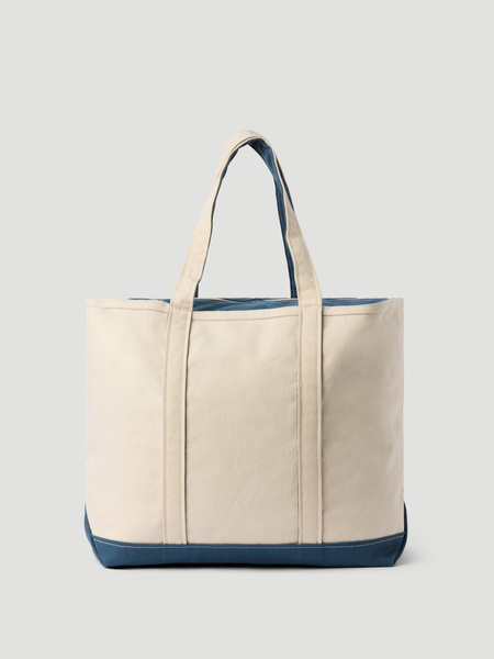 Björn Borg Ace Canvas Tote 30 l i vitt – baksida