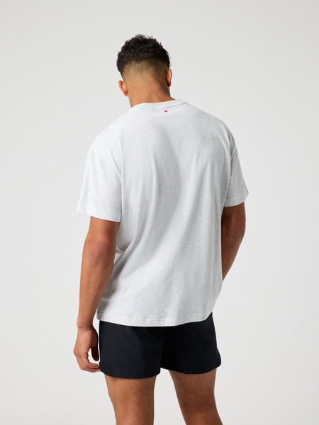 Björn Borg Gym oversized t-shirt i grått – baksida