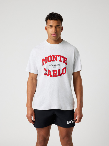 Björn Borg Borg Gym Oversized T shirt Grijs, XXL