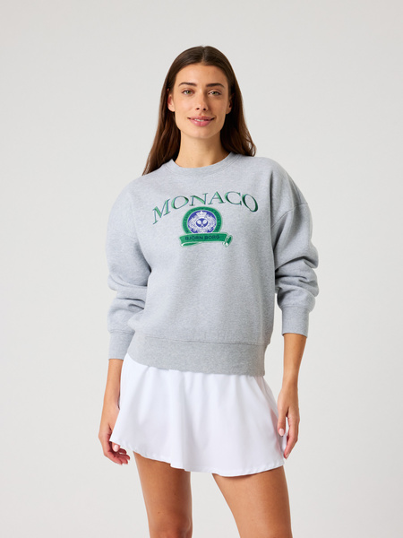 Läs mer om Björn Borg Borg Boyfriend Sweatshirt Grå, L