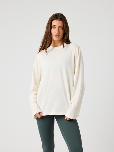Björn Borg Studio Oversized Longsleeve T-shirt White, S