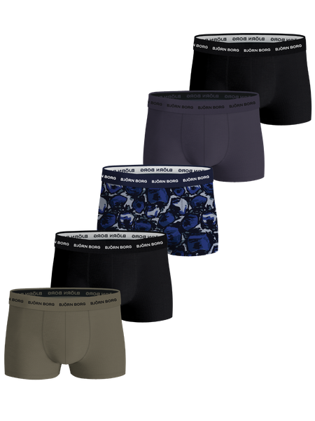 Cotton Stretch Trunks 5-pack
