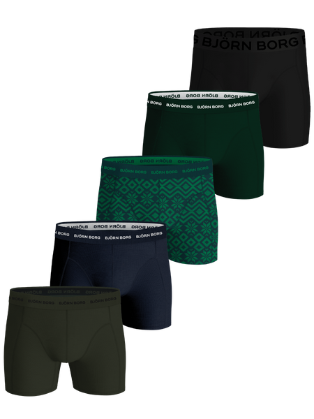 Cotton Stretch Boxers 5-pack