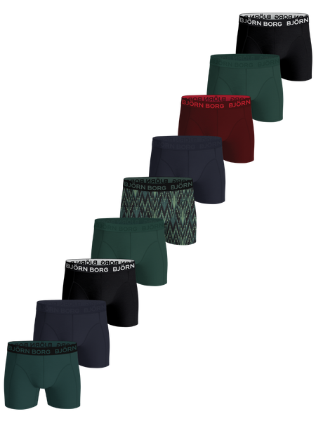 Björn Borg Cotton Stretch Boxers 9-pack Noir, S