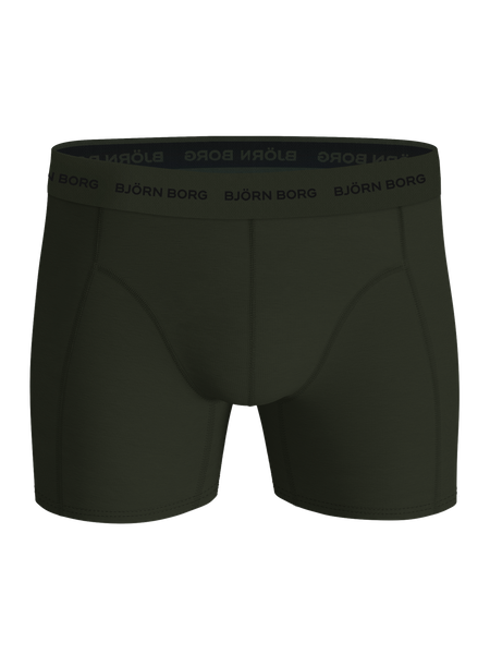 Björn Borg bomullsboxers 9-pack i svart stretch – baksida