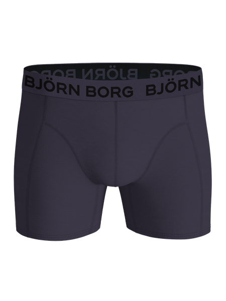 Björn Borg Bamboo Cotton Boxers 3-pack – mjuk bambublandning i svart – baksida
