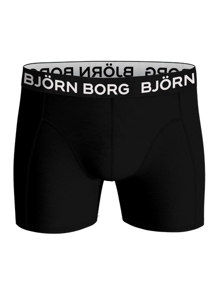 Björn Borg Bamboo Cotton Blend Boxers 3-pack i svart – baksida