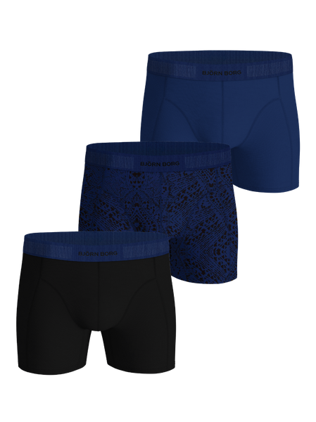 Björn Borg Organic Cotton Stretch Boxers 3 pack Multi, XS