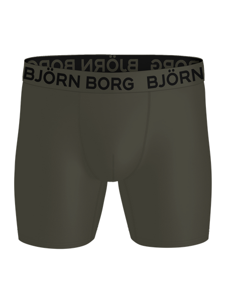 Björn Borg sportboxers 3-pack i snabbtorkande mikrofiber i svart – baksida