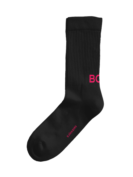 Björn Borg Core strumpor i polyamid, 3-pack i svart – baksida