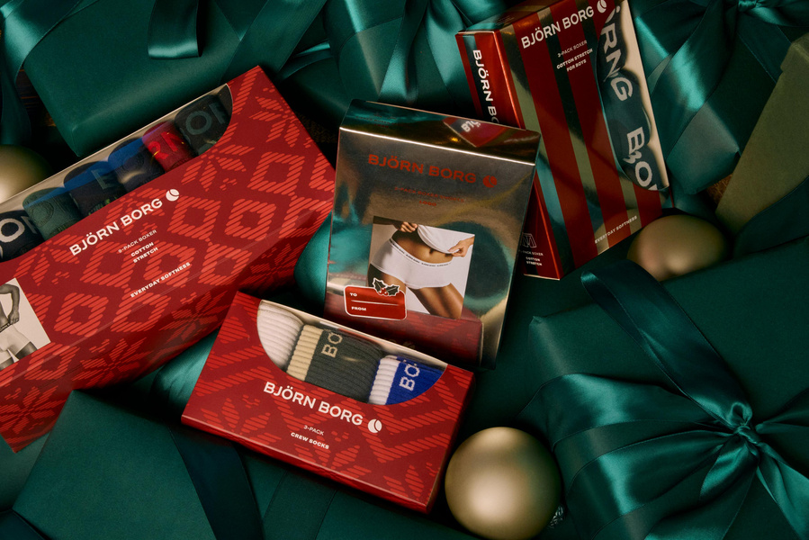 Björn Borg Core Crew Socks 3 pack Blauw, 36 40