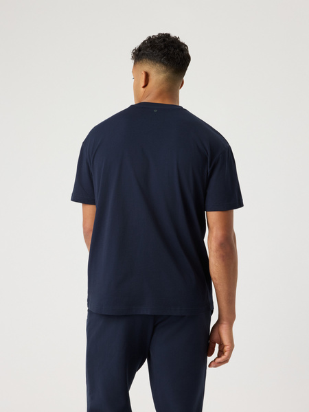Björn Borg Gym oversized t-shirt, marinblå – baksida