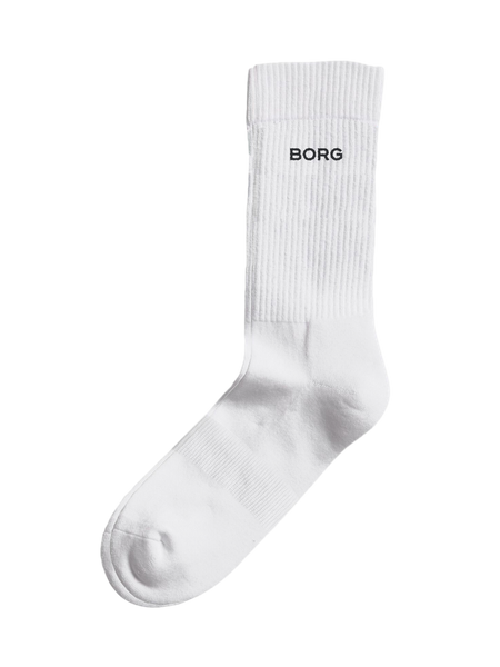 Björn Borg Essential crew-strumpor 5-pack i vitt – baksida