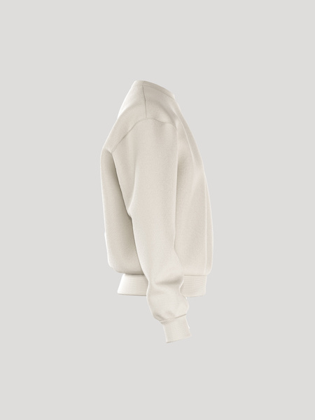 Björn Borg Essential sweatshirt i vitt för dam – baksida