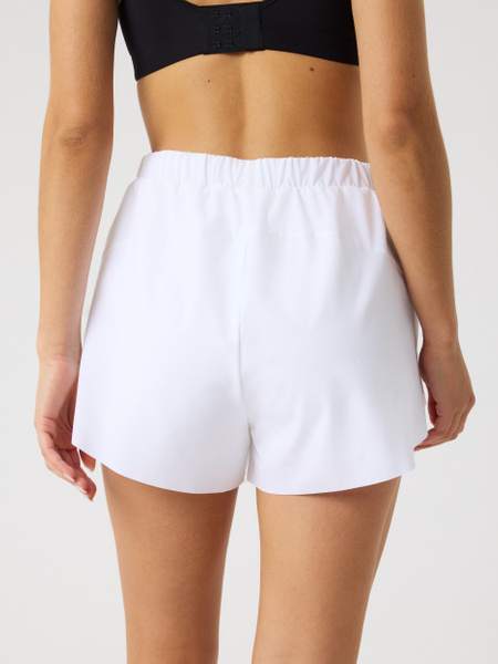 Björn Borg Ace 2-in-1 shorts i vitt för tennis & padel – baksida