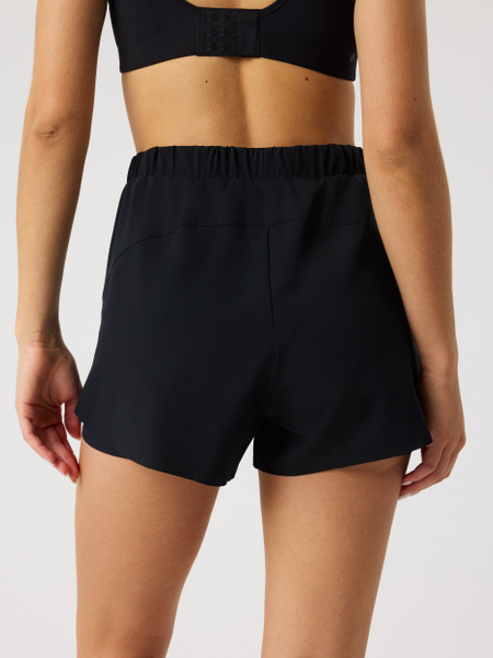 Björn Borg Ace 2-in-1 shorts i svart för tennis & padel – baksida
