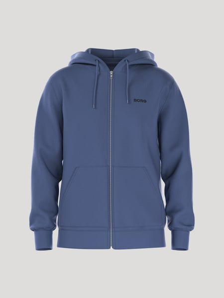 Björn Borg Borg Essential 4 Zip Hoodie Blå, XXL | Apparel & Accessories - Clothing - Shirts & Tops | ModeLejon