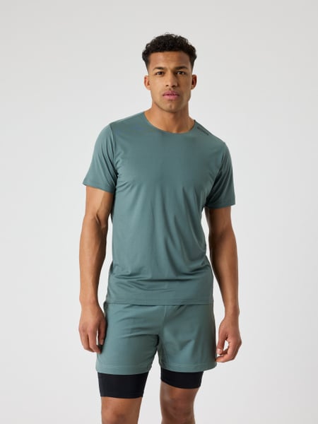 Björn Borg Borg Feather T-shirt Grön, XXL | Apparel & Accessories - Clothing - Activewear | ModeLejon