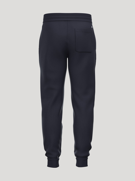 Björn Borg Essential 4 sweatpants herr med avsmalnande ben – marinblå – baksida