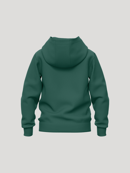 Björn Borg Essential hoodie för barn, grön – baksida