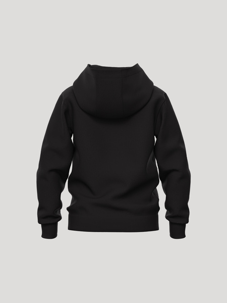 Björn Borg Essential hoodie för barn, svart – baksida
