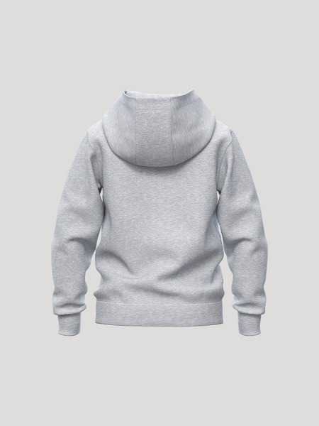 Björn Borg Essential hoodie för barn, grå – baksida