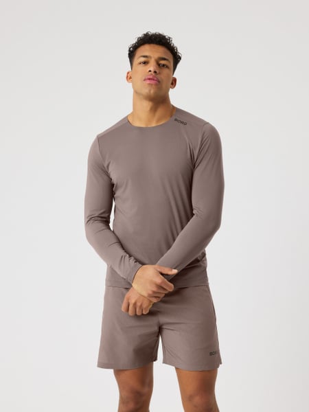 Björn Borg Borg Feather Long Sleeve T-shirt Brun, XXL | Apparel & Accessories - Clothing - Activewear | ModeLejon